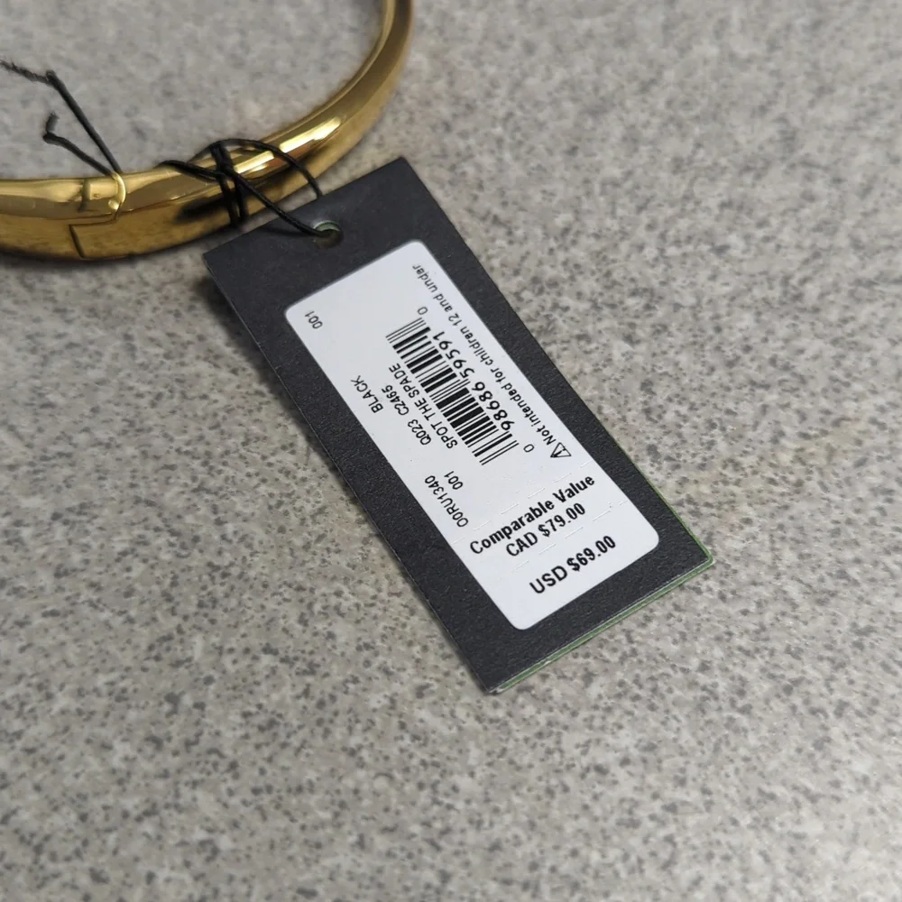 Kate Spade Spot The Spade Open Hinge Bangle Bracelet NEW - Picture 4 of 6